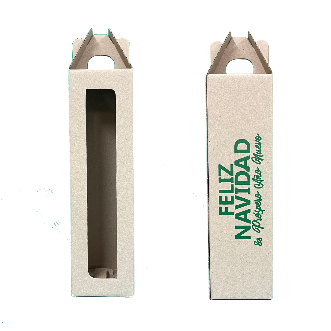 Caja Botella de Vino Navidad 10 Piezas