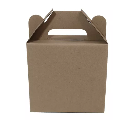 Caja Cartón Lunchbox Lonchera Boxlunch 20x8.5x19 Cm