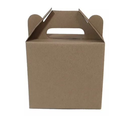 Caja Cartón Lunchbox Lonchera Boxlunch 20x8.5x19 Cm