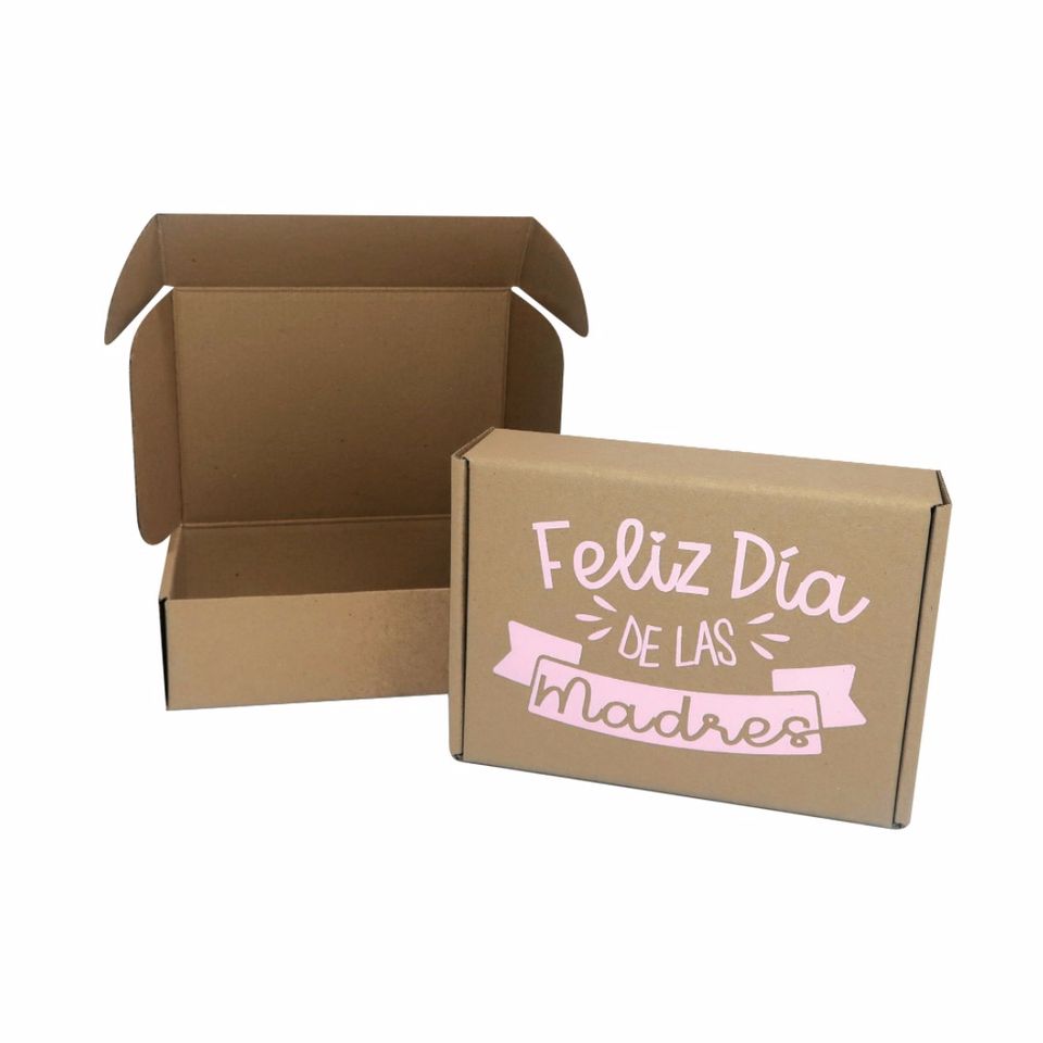 Caja Regalo Carton Día De Las Madres 27x20x8cm