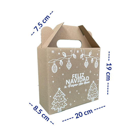 Caja Navidad Lunchbox 20x8.5x19 Cm 10 Pzas
