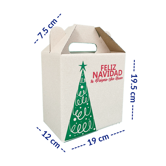 Caja Navidad Lunchbox 19x12x19.5 Cm 10 Pza