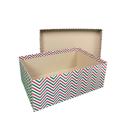 Caja Rígida Navidad Zigzag