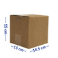 CAJA CORRUGADA PARA ENVÍOS 15x15x14.5 CM