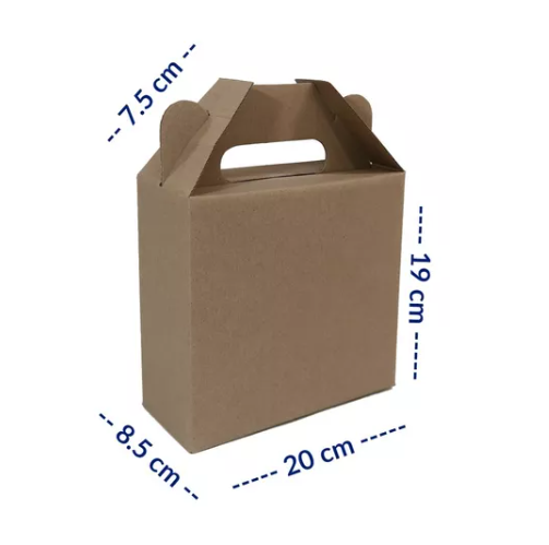Caja Cartón Lunchbox Lonchera Boxlunch 20x8.5x19 Cm