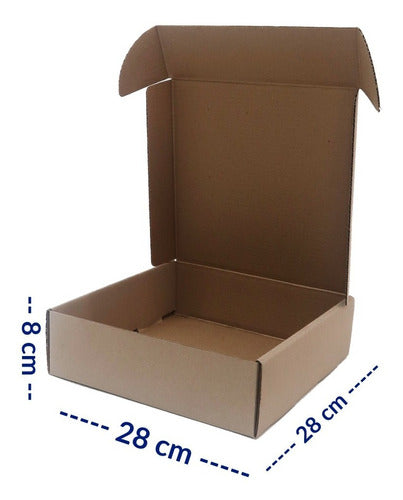 Caja Regalo Carton Mailbox Día De Las Madres 28x28x8cm
